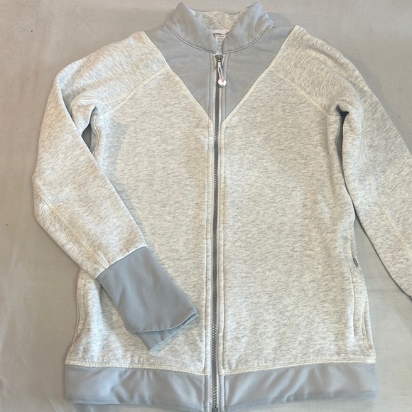Ivivva - Lululemon - LIKE NEW Gray Full-Zip Jacket with Soft Knit Material - Picture 1 of 8